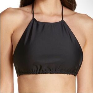 Jade Swim NWT Gia Halter Neck Bikini Top Black
Size Small